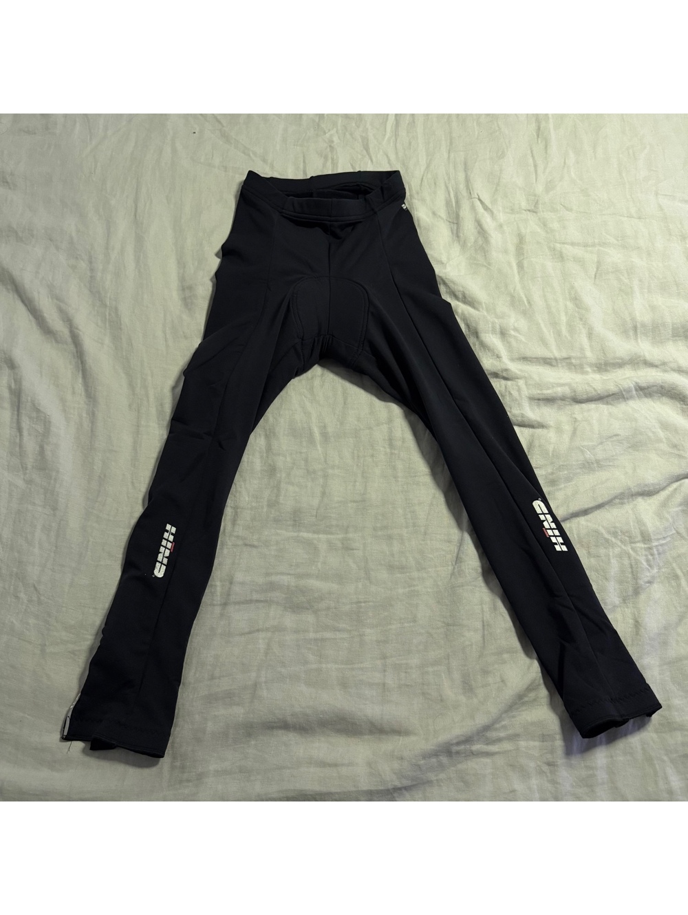black biking cushion leggings
